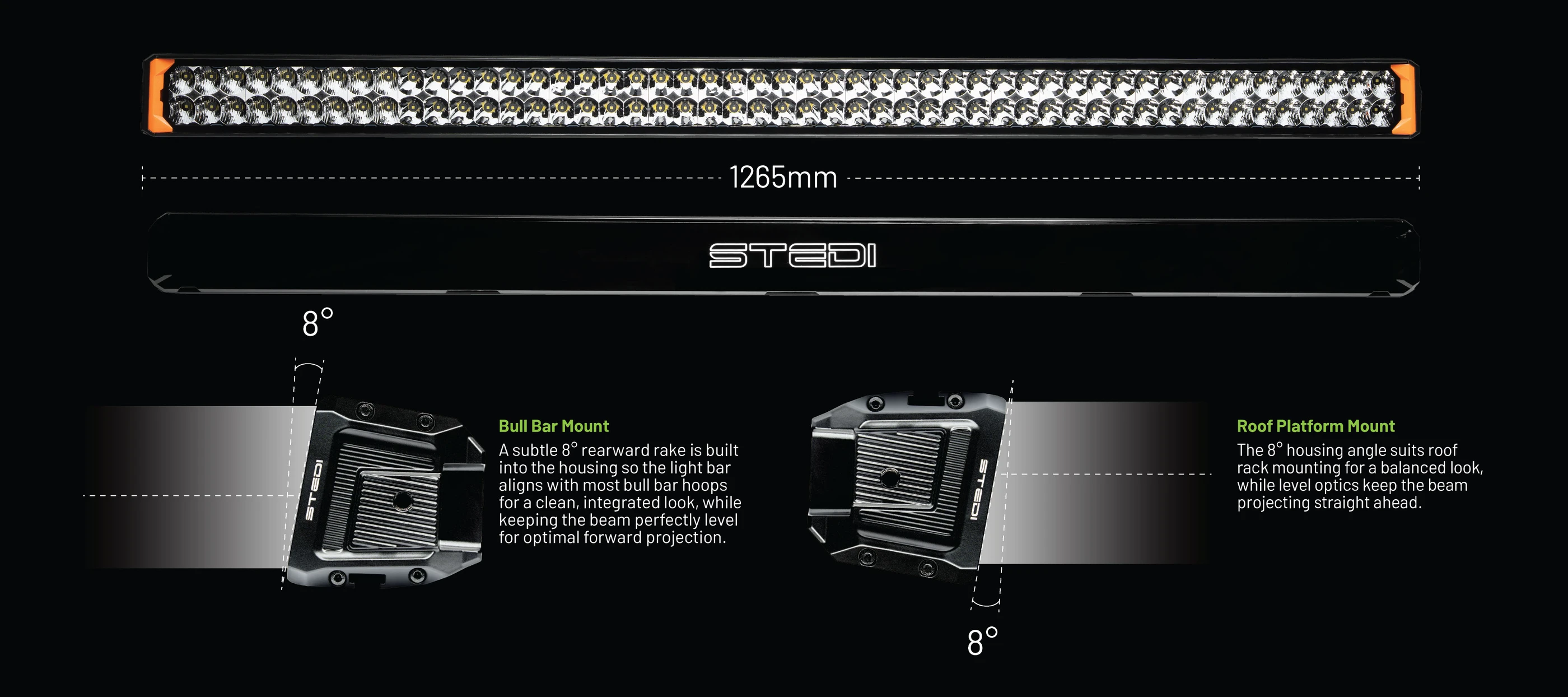 STEDI Sport Plus Double Row 50 inch 96 LED Light Bar